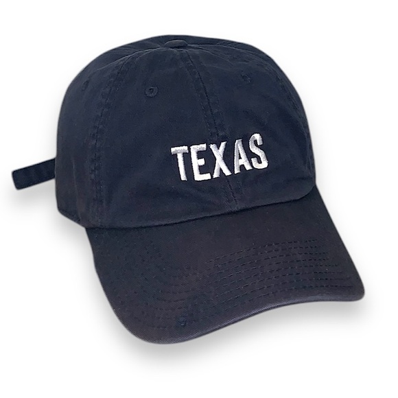 TYLER’S Texas Dad Hat Navy White Adjustable - Picture 1 of 10